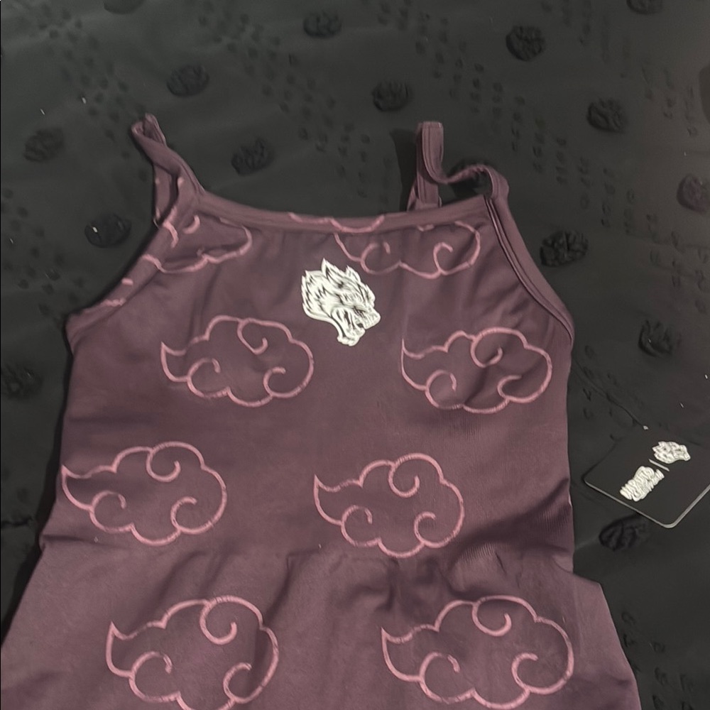 Women's Purple Cloud Pattern Shorts